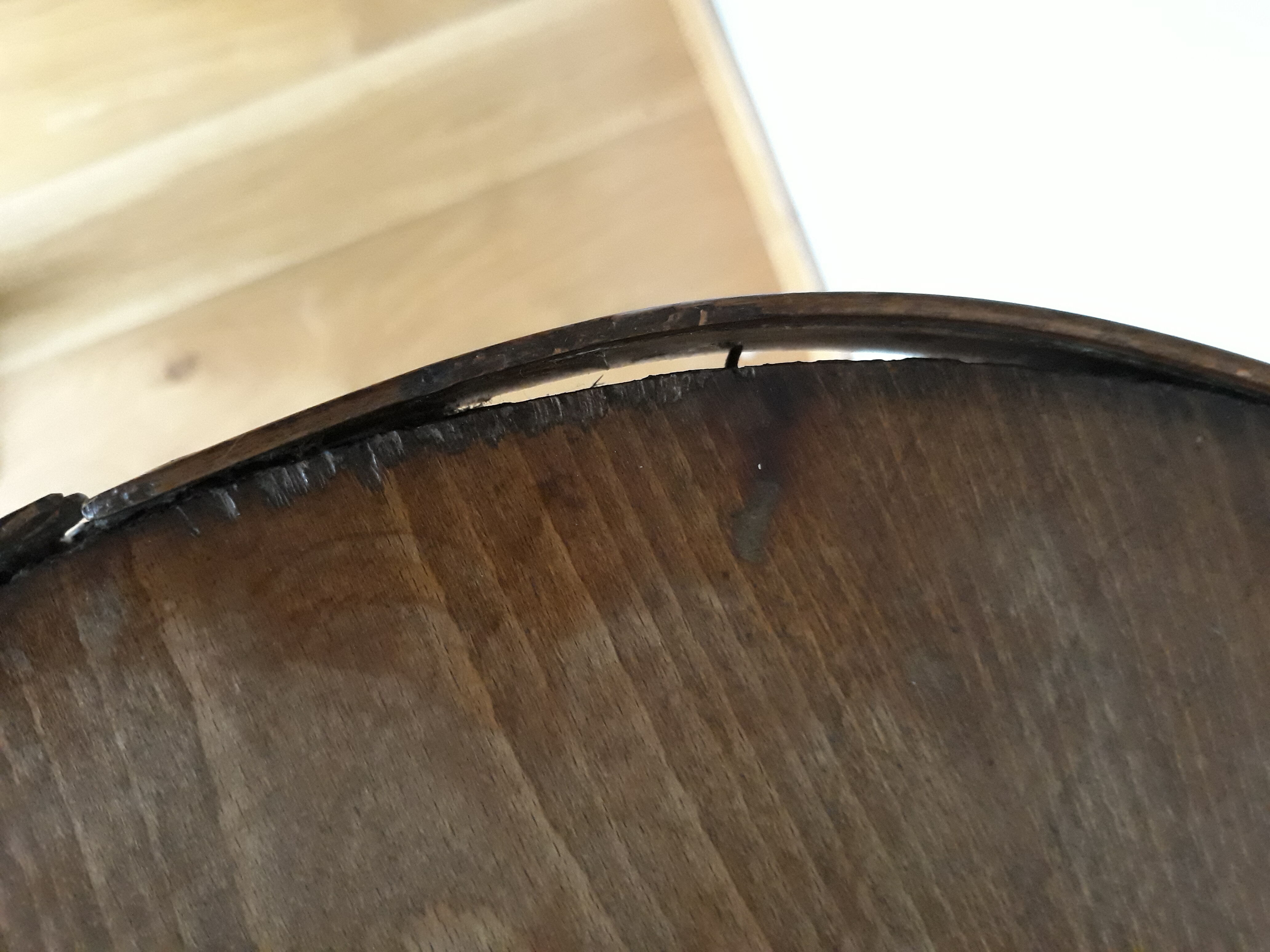 Solid wood side table with spiral base