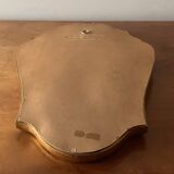 Vintage wall mirror in golden resin - rococo style