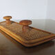 Wearing Scandinavian coat rattan 60/70s