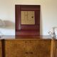 Luciano Frigerio, mod. Tartaro solid padouk mirror, Frigerio di Desio 1970s