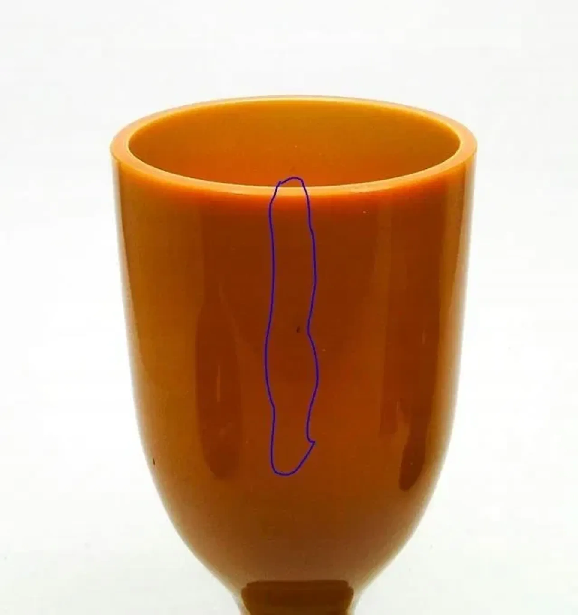 Vase I4X Huta Sudety Stefan Sadowski ENDOMMAGÉ