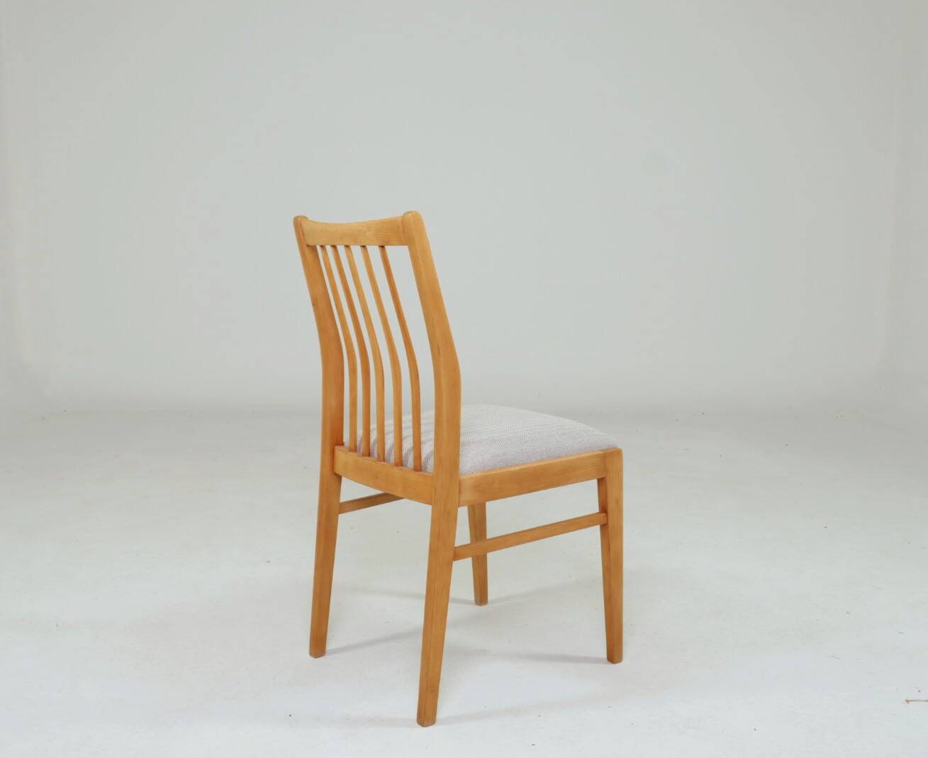 Scandinavian heritage herringbone dining chairs