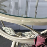 Art Nouveau style iron console