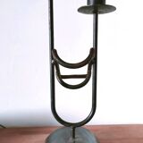 Large brutalist candle holder bottle holder design 60s