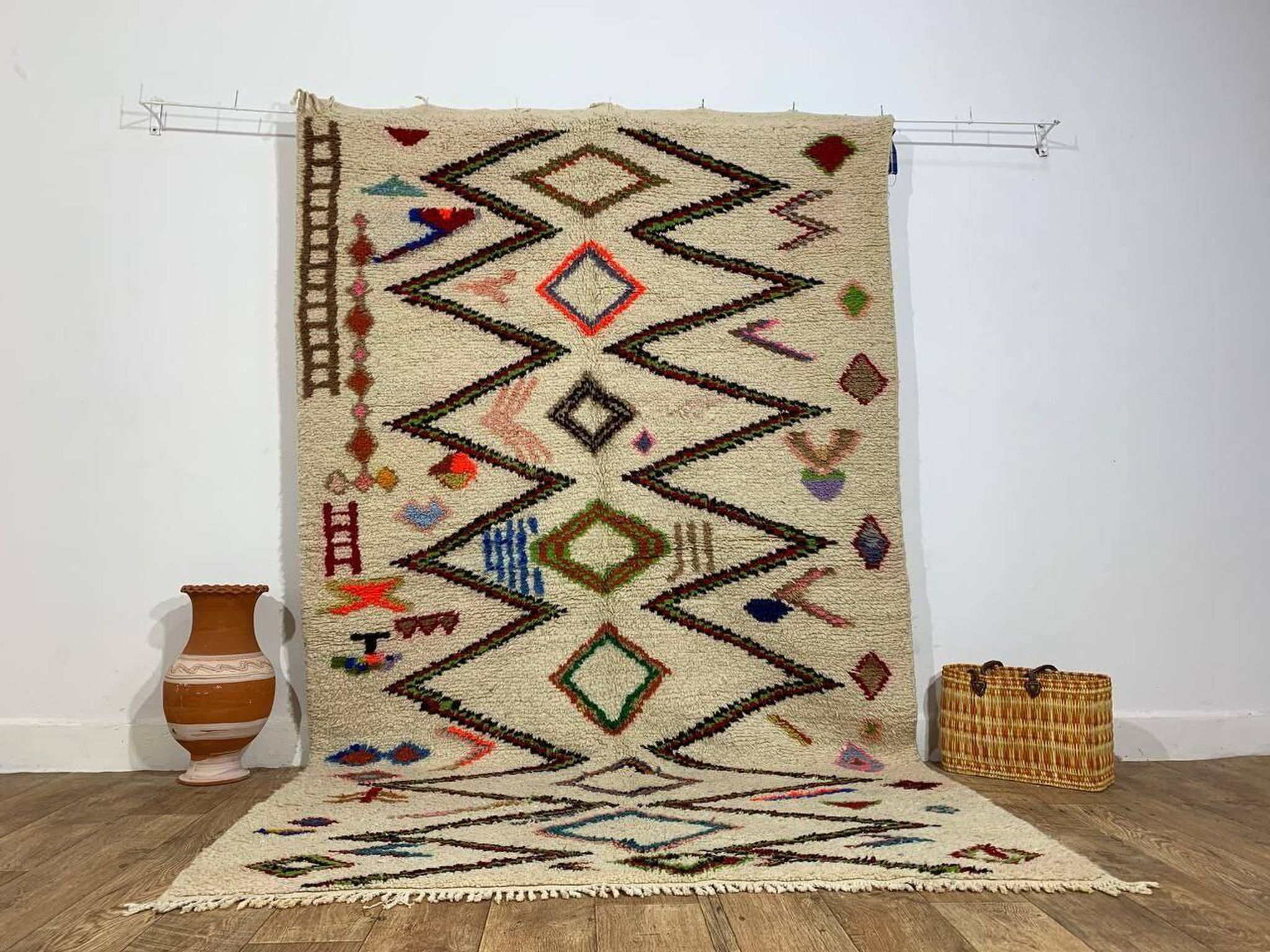Tapis Berbère Marocain Artisanal fait main 270 X 160 CM