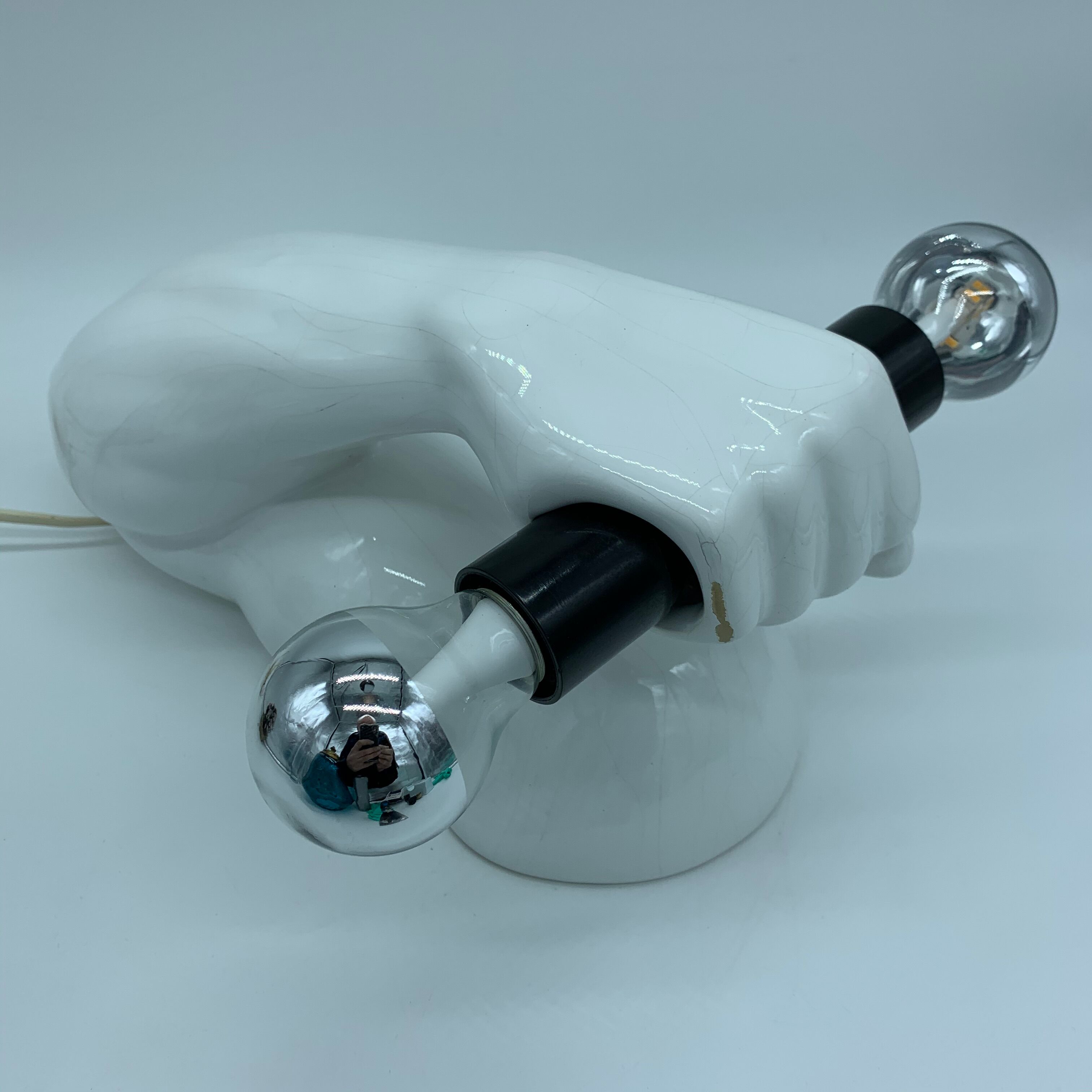 Wall light Ceramic Bras design 1980