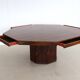 Octagonal dining ore conference table with drawers