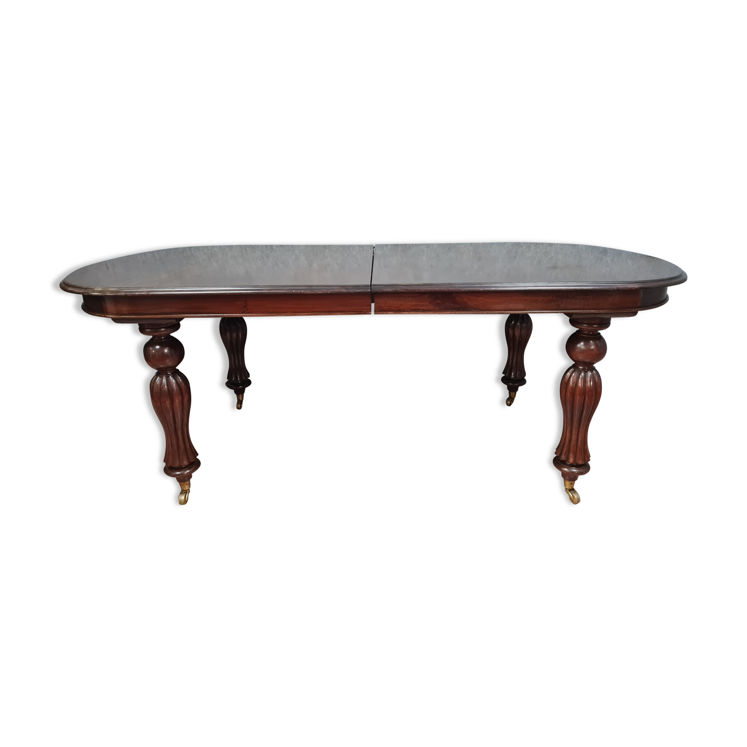 Empire period elongation table in mahogany around 1810-1830