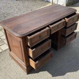 Old desk counter drawers draper trade furniture