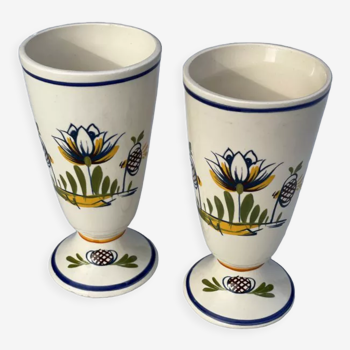 Paire de mugs Le Touquet années 70