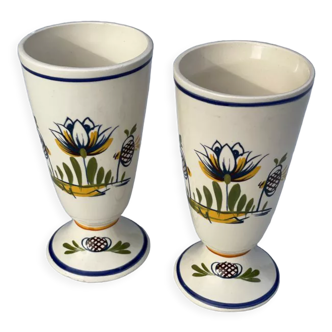 Paire de mugs Le Touquet années 70