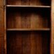 Antique small Linen in carved oak