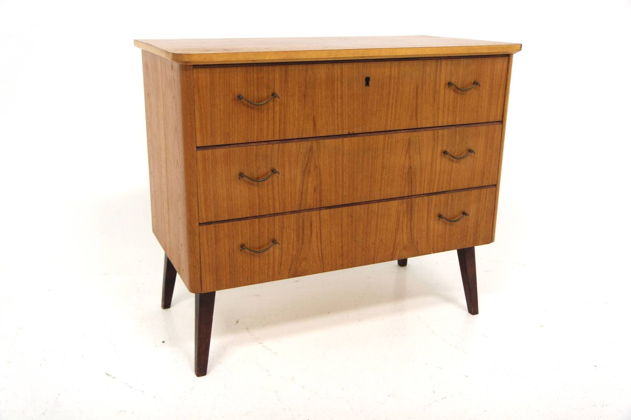 Scandinavian teak commode, Sweden, 1950