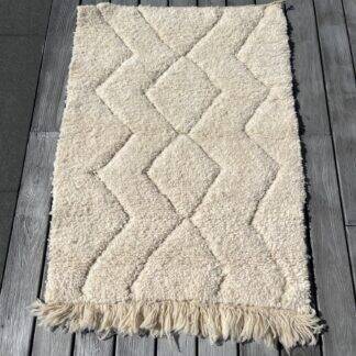 Tapis berbère blanc 2X1m
