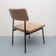 1950s chair in beige leatherette