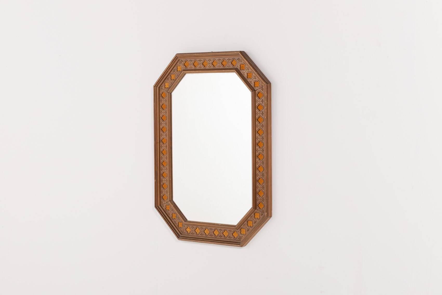 Mid-Century Octagonal Mirror, 1950’s Italy