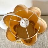 Vintage suspension lampshade with fringes
