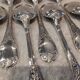 12 silver plated soup spoons by Christofle Marly, 20.6 cm
