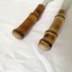 Bamboo handle cheese knives.