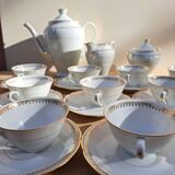 Service à thé en porcelaine de Sologne