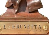 Sculpture en Bronze intitulée « La Brunetta »