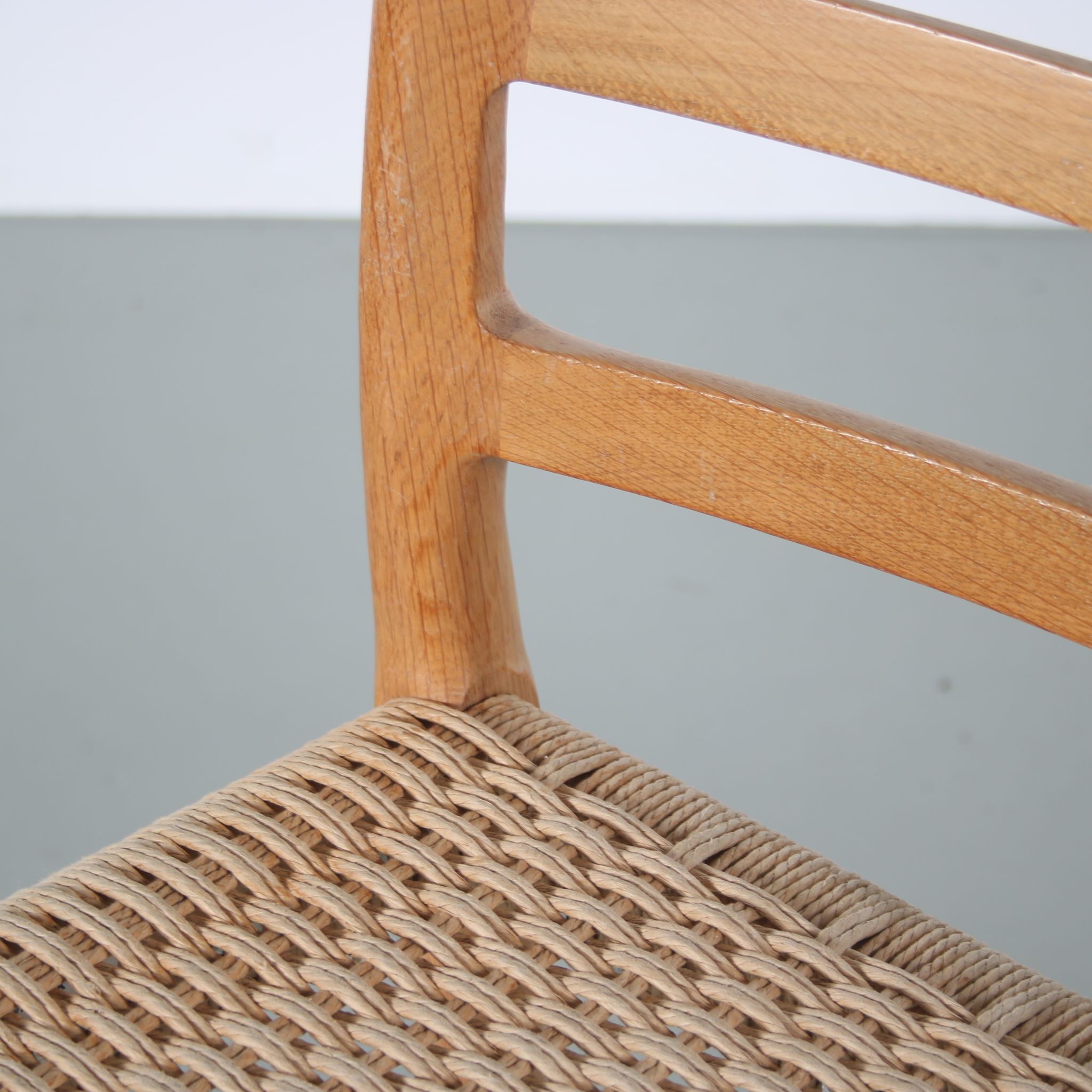 Ensemble de salle à manger en bois de chêne des années 1970 par Moller, Danemark