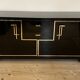 1970s black lacquer sideboard