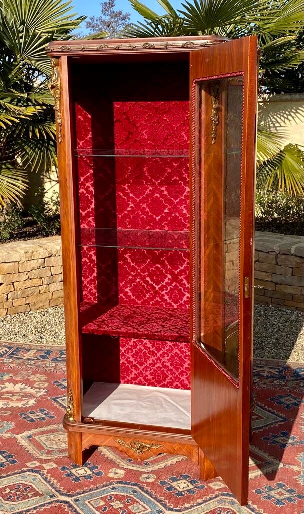 Showcase Marquetry and Bronze Style Louis XVI