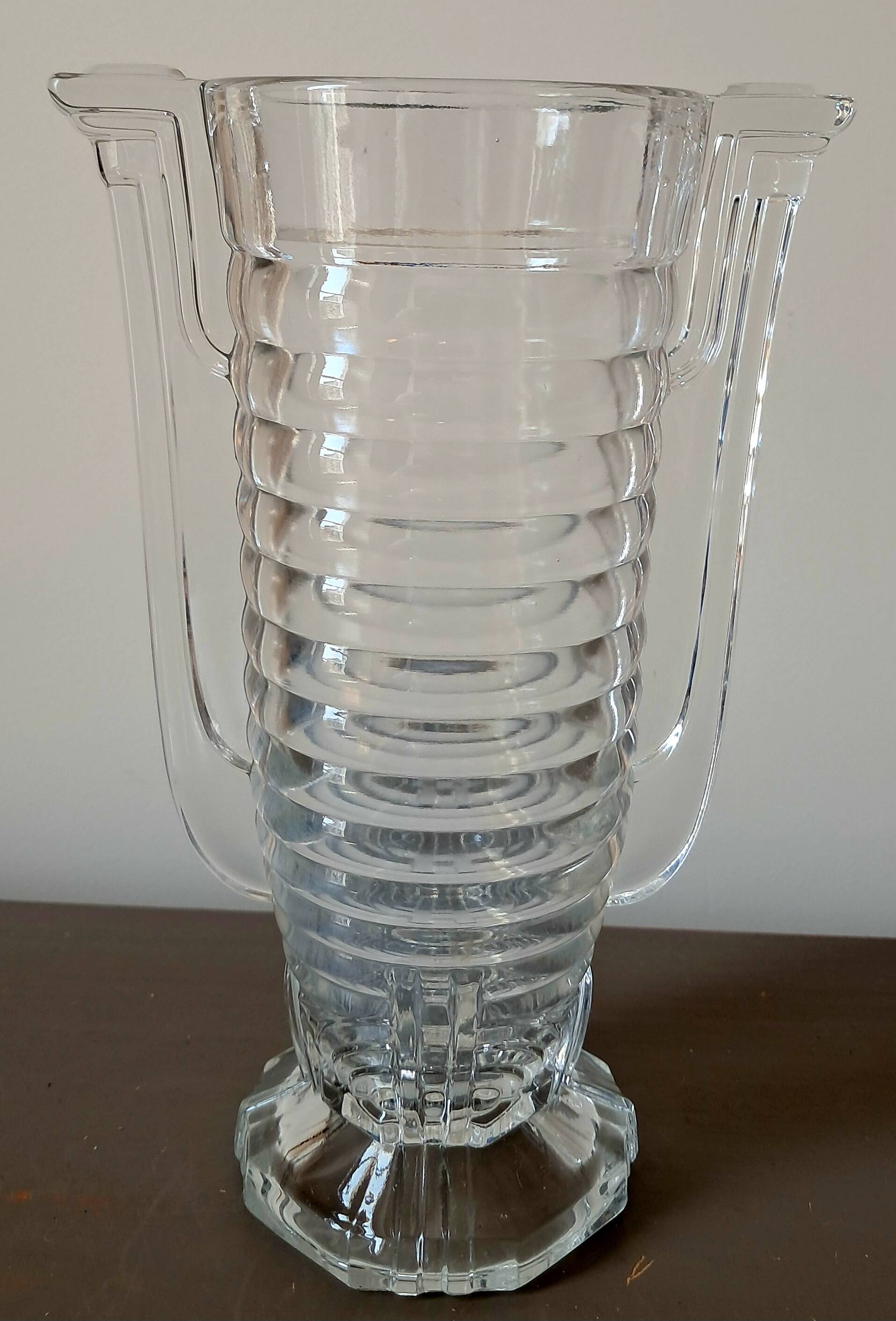 Marcelle vase, Val Saint Lambert. Art Deco