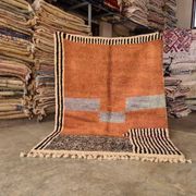 Handmade traditional natural wool rug size 150/250 cm