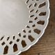 Cut-out ceramic pedestal, handmade.