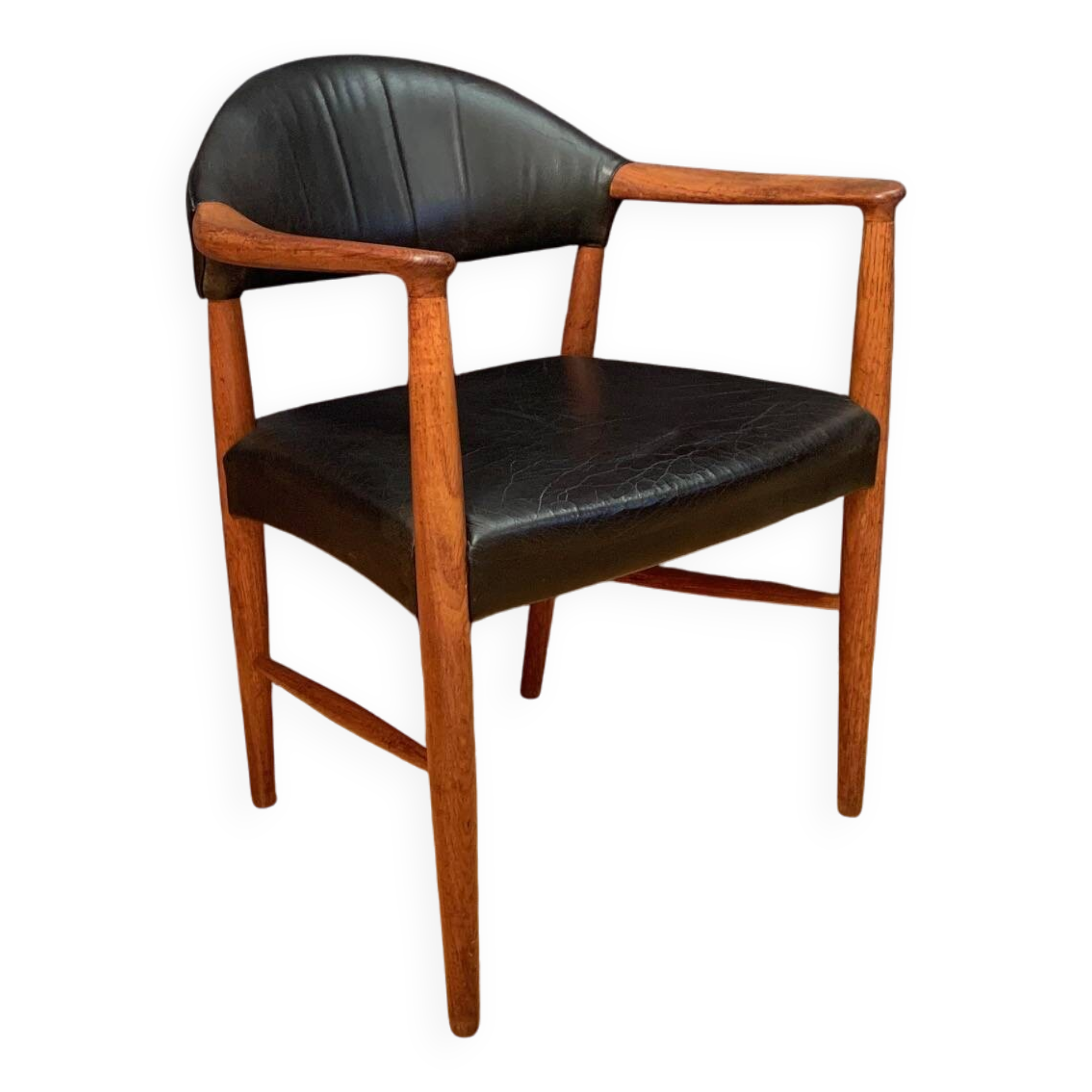 Armchair Model 223 designed by Kurt Olsen, Slagelse Mobelvaerk, Denmark, 1950s