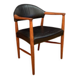 Armchair Model 223 designed by Kurt Olsen, Slagelse Mobelvaerk, Denmark, 1950s