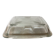Butter dish with geometric pattern lid