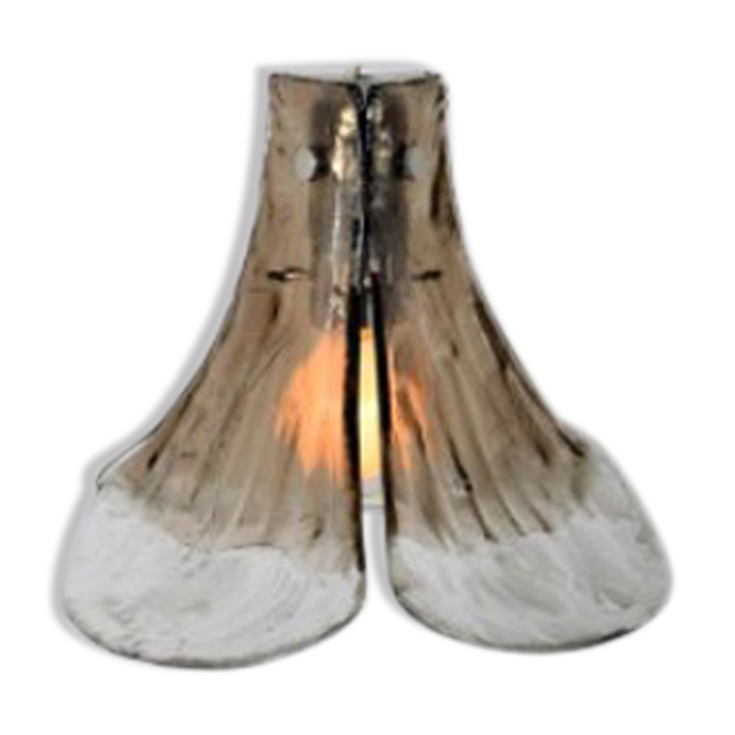 Murano glass flower lamp Kalmar Franken after a model of Nason