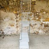 Vintage wall system with 5 modular shelves for BHV