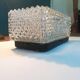 Cast glass ceiling lamp