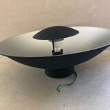 Black and silver retro-style light fixture