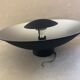 Black and silver retro-style light fixture