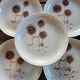 Flat Plates – Botanical Thistle Decor – 70s