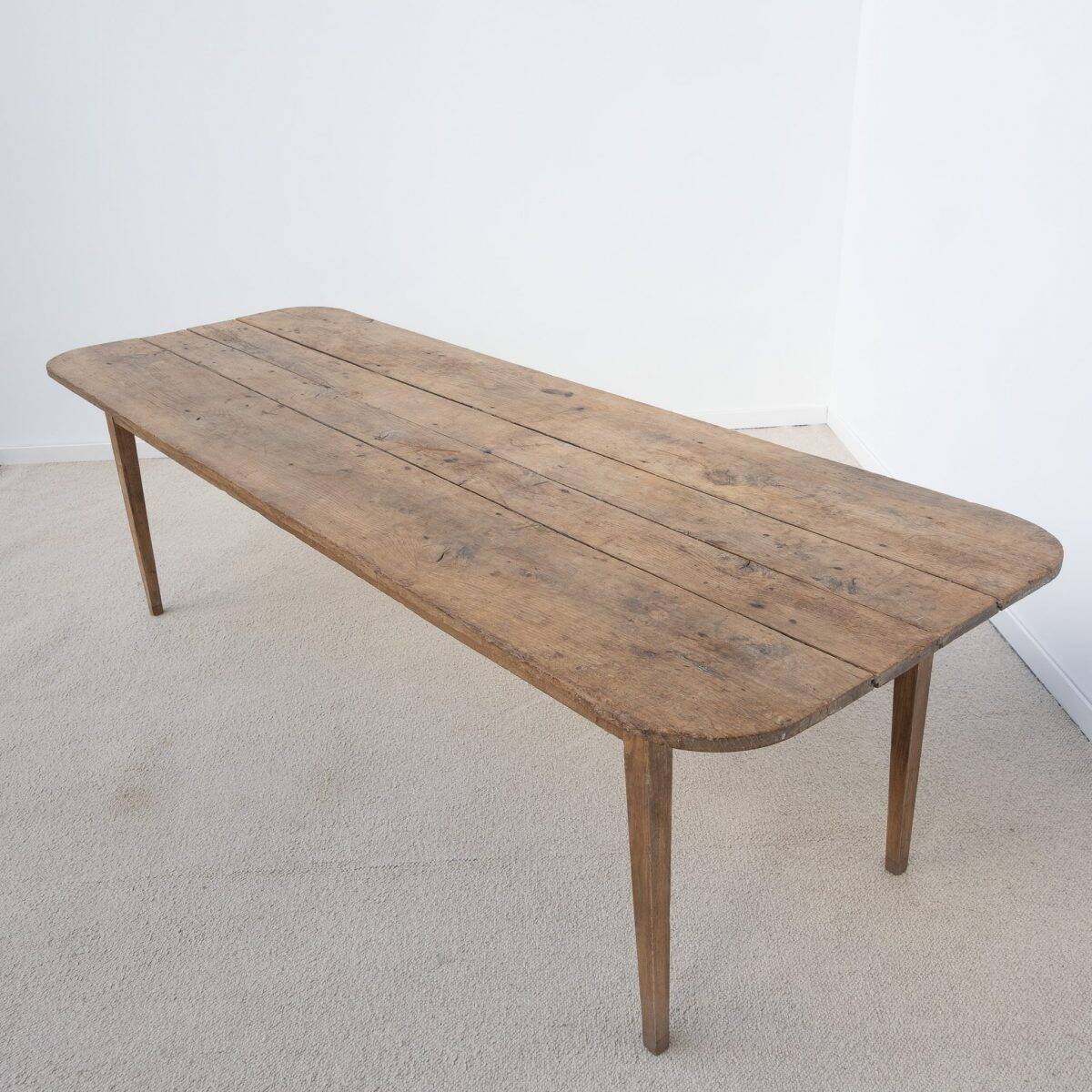 Antique oak farmhouse table – 19th century