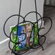 Vintage wrought iron magazine rack