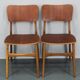 Ensemble de 4 chaises de salle à manger Ib Kofod Larsen des années 1960 en finition teck, Danemark