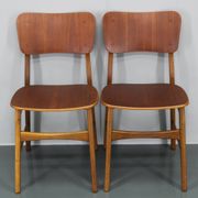1960s Ib Kofod Larsen Set of 4 dining Chairs in Teak Finish, Denmark