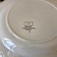 set of 6 flat plates Digoin Sarreguemines model "Lot" 30s