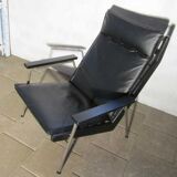 Chair faux leather black rob parry easy chair