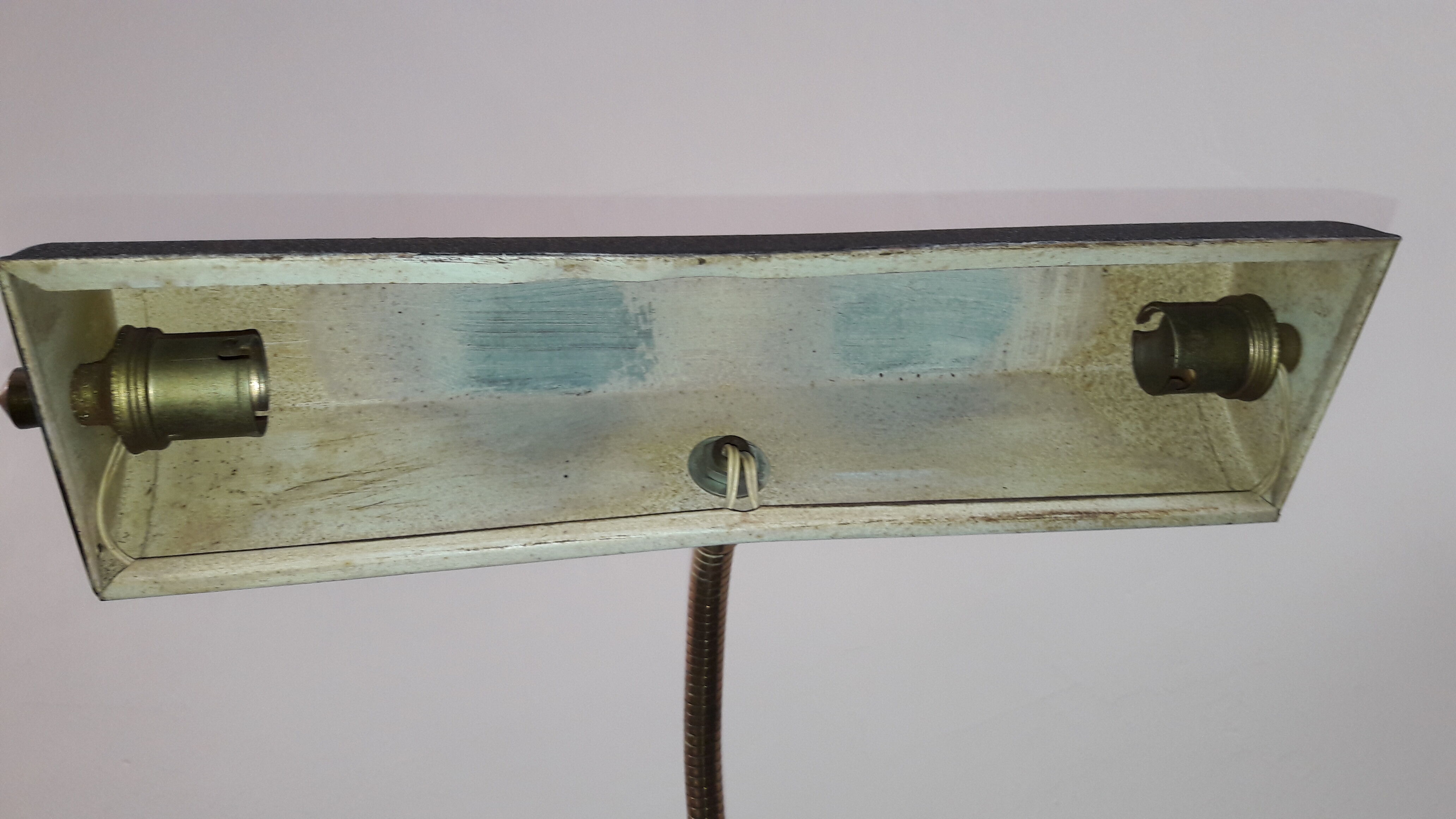 Vintage lamp ALUMINOR black 50's