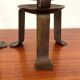 Vintage wrought iron candle holders from the 70s