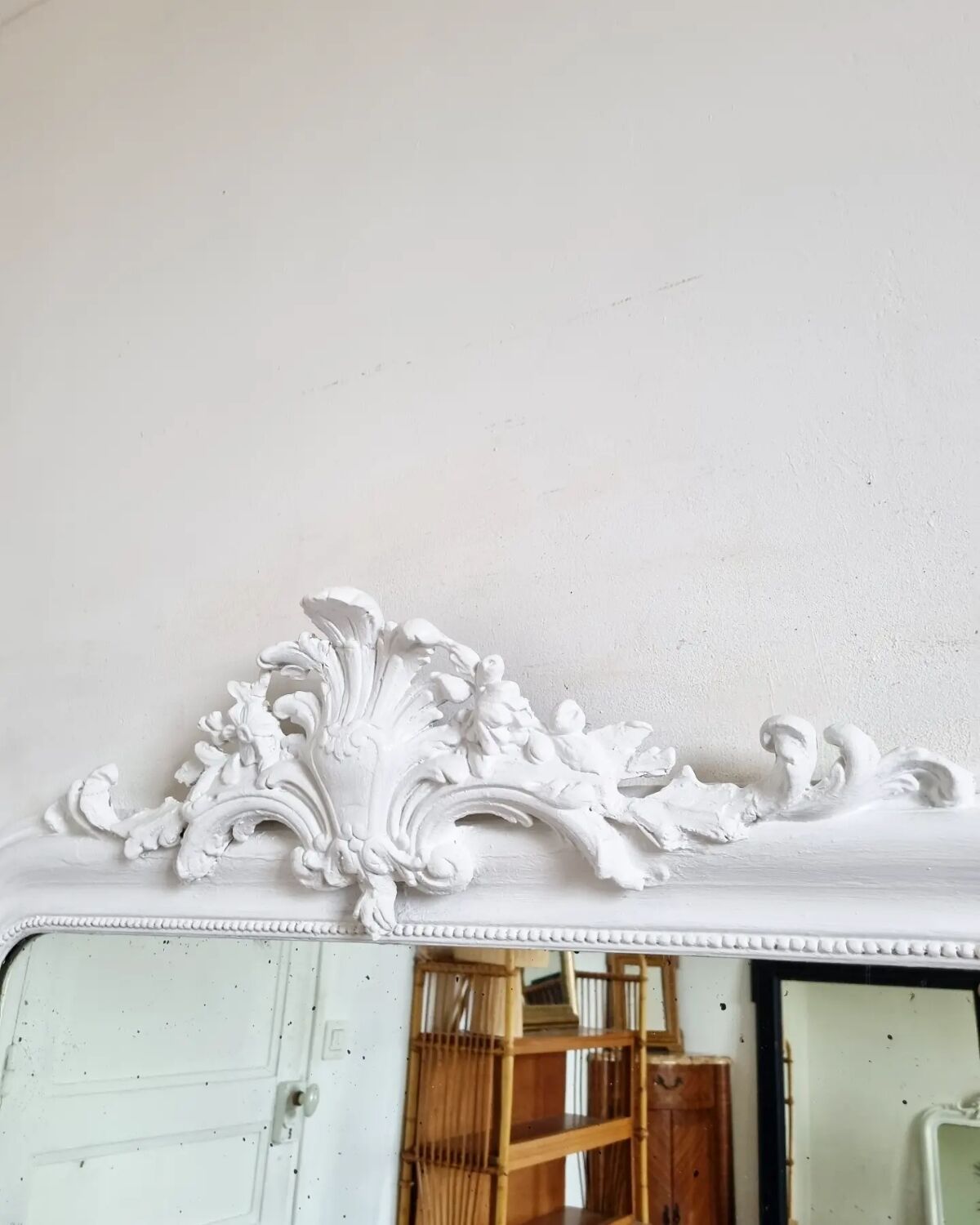 Miroir Louis Philippe blanc