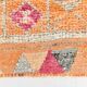 Tapis de couloir vintage orange doux 3x11, en laine, 90x330 cm